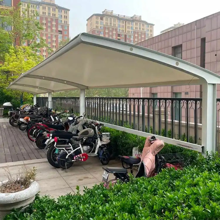 湖口县膜结构电动车棚